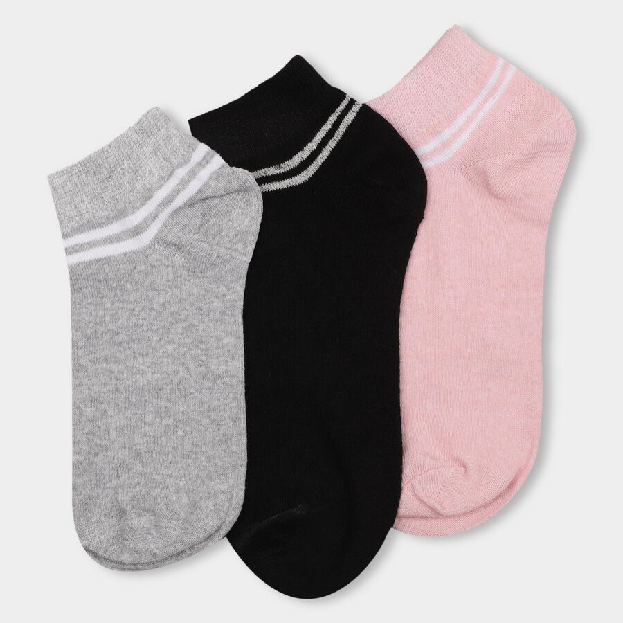 Ladies' Socks (Pack of 3), चुनिंदा, large image number null