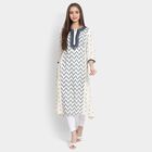Ladies' Kurta, Navy Blue, small image number null