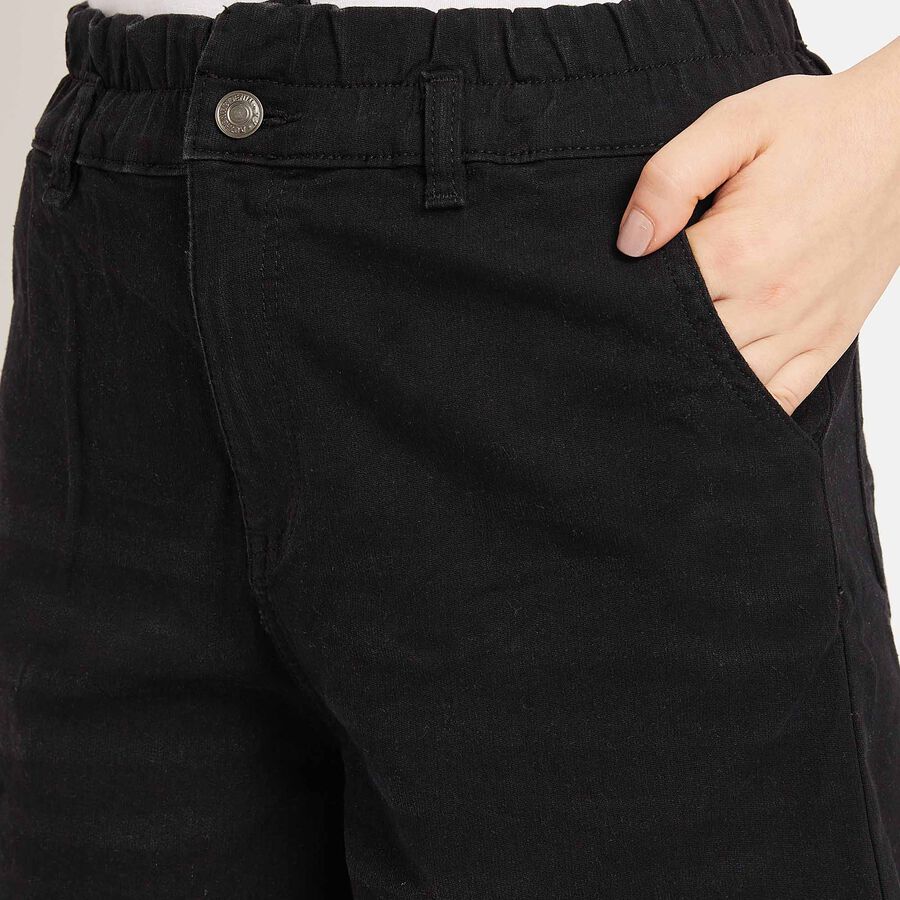 Solid Shorts, काला, large image number null