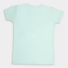 Girls' T-Shirt, हल्का हरा, small image number null