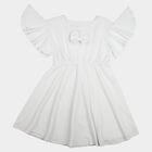 Girls White Dress, सफ़ेद, small