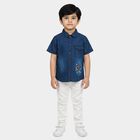 Boys' Casual Shirt, हल्का नीला, small
