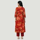 Women's Maroon Ethnic Set, Maroon, small