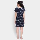 Ladies' Cotton Nighty , नेवी ब्लू, small image number null
