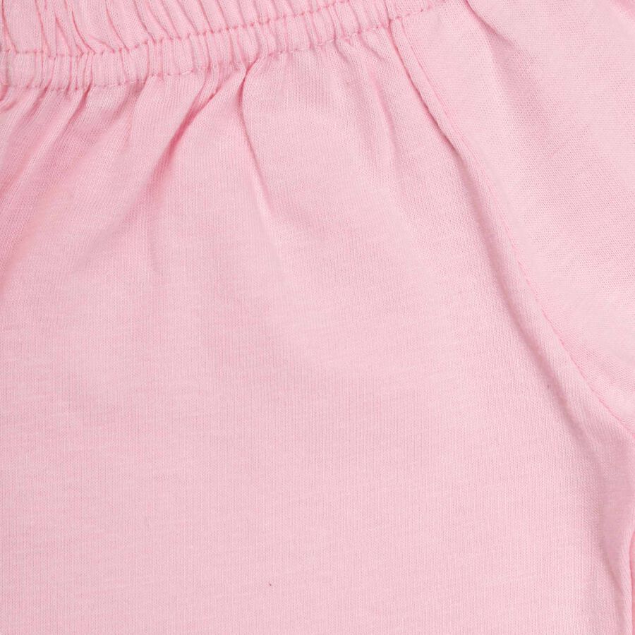 Infants Cotton Shorts Set, Yellow, large image number null