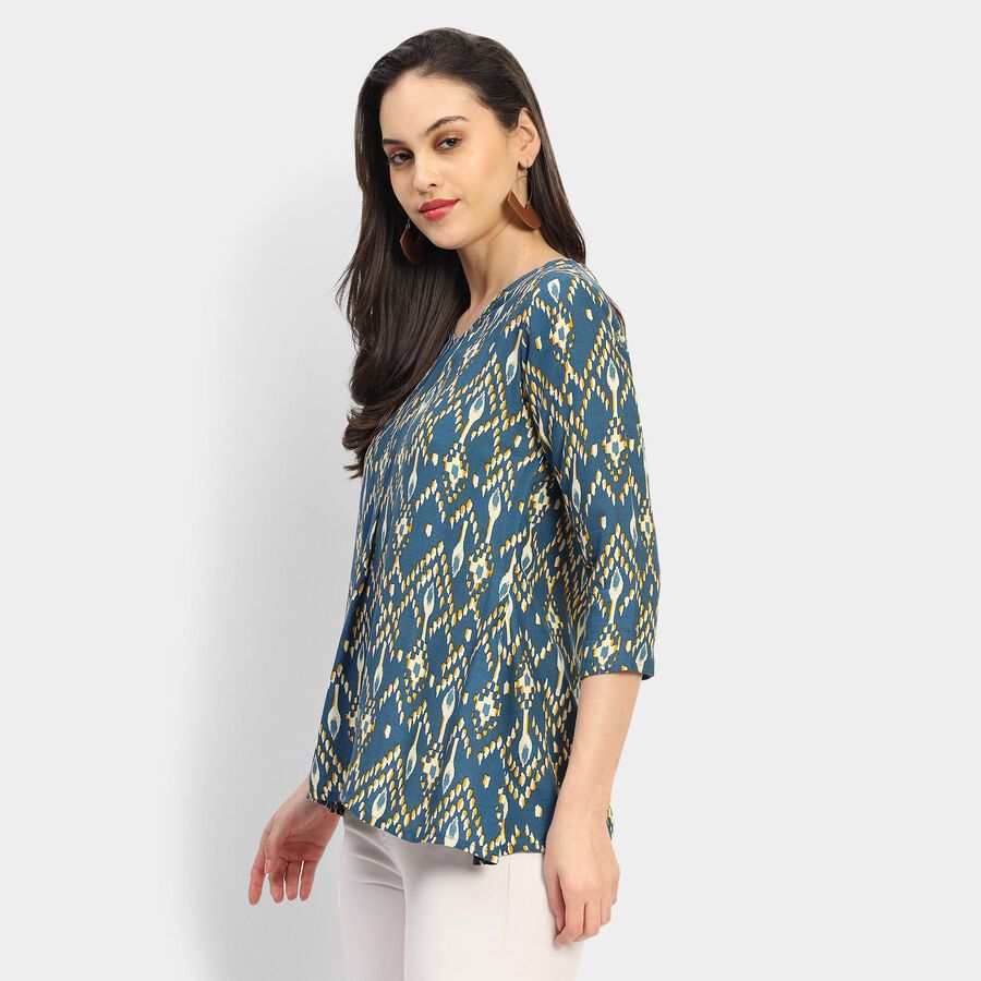 Ladies' Kurti , Mid Blue, large image number null