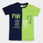 Boys' 100% Cotton Half Sleeves T-Shirt , Navy Blue, small image number null
