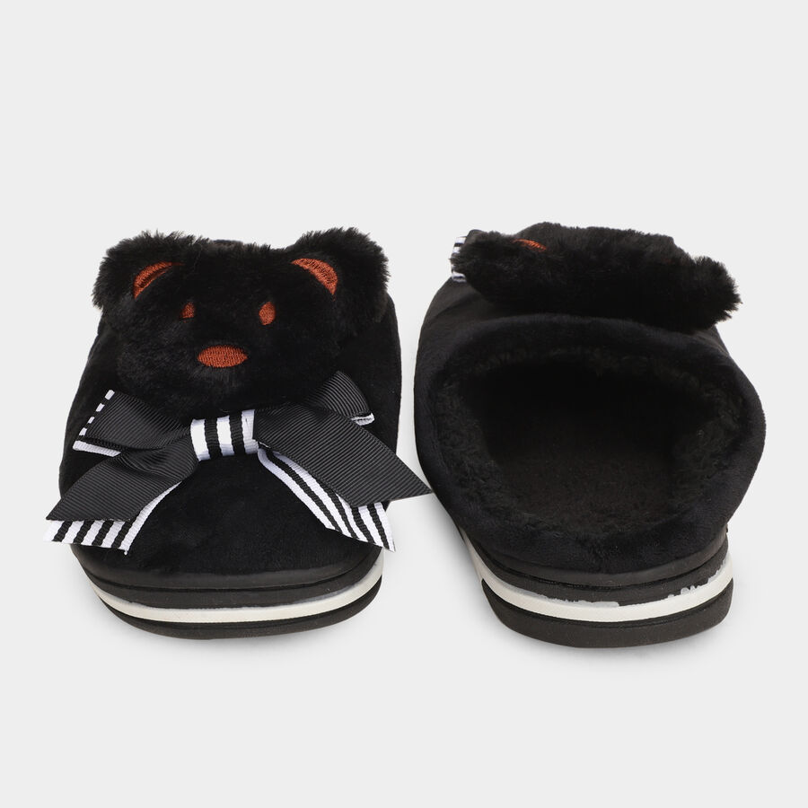 Ladies's Slippers, काला, large image number null