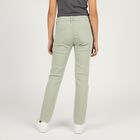 Girls' Light Sage Green Straight Fit Jeans, Light Green, small image number null