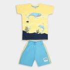 Boys' 100% Cotton Knit Baba Suit , Yellow, small image number null