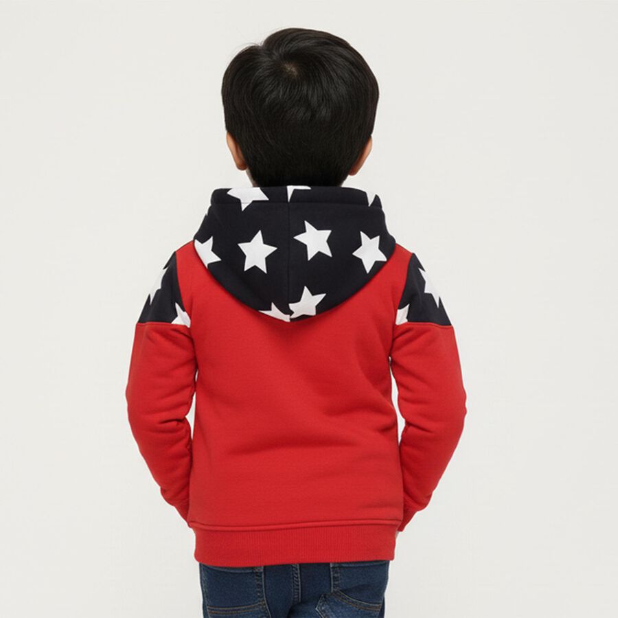 Boys' Sweatshirt, Red, large image number null