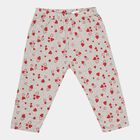 Girls Printed Capri, Ecru Melange, small image number null