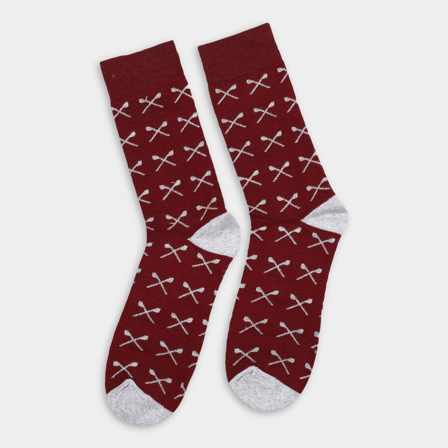 Men's Socks (Pack of 3), Melange Light Grey, large image number null