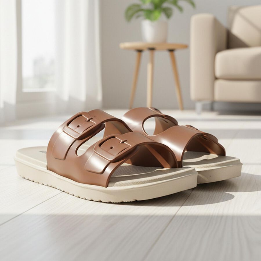 Ladies' Slipper, गहरा पीला, large