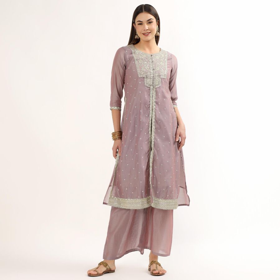 Ladies' Kurta, हल्का ग्रे, large image number null