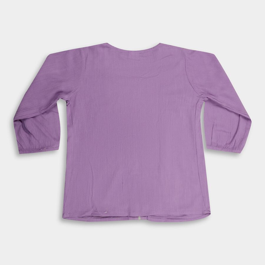 Girls' Blouse, Lilac, large image number null
