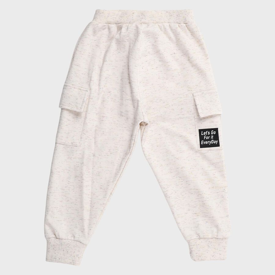 Infants' Pyjama, Ecru Melange, large