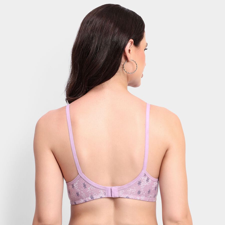 Ladies'100% Cotton Bra, Pink, large image number null