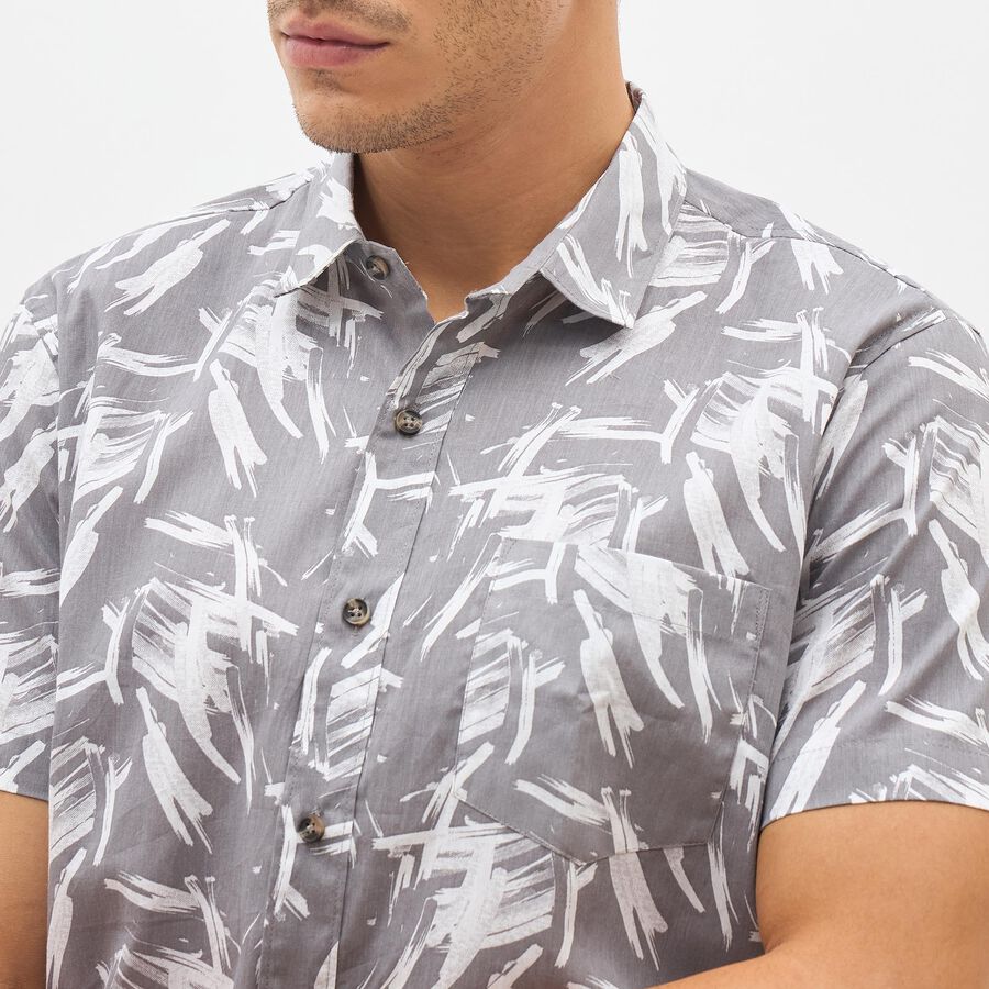 Men's Casual Shirt, Brown, large image number null