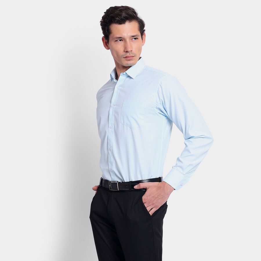 Men's Formal Shirt, एक्वा, large image number null