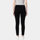 Women's Black Skinny Fit High-Rise Jeans, Black, small