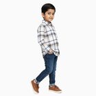 Boys' 100% Cotton Casual Shirt, ऑफ व्हाइट, small image number null
