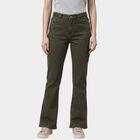 Women's Olive Slim Fit High-Rise Jeans, Olive, small