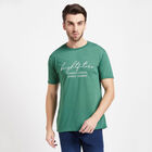 Round Neck T-Shirt, Dark Green, small image number null