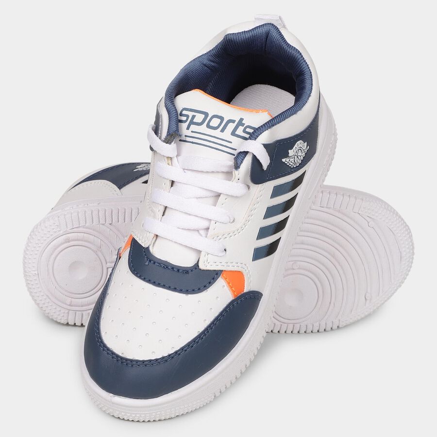 Boys' Sports Shoes, सफ़ेद, large image number null
