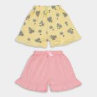 Infants' 100% Cotton Half Pant, गुलाबी, small
