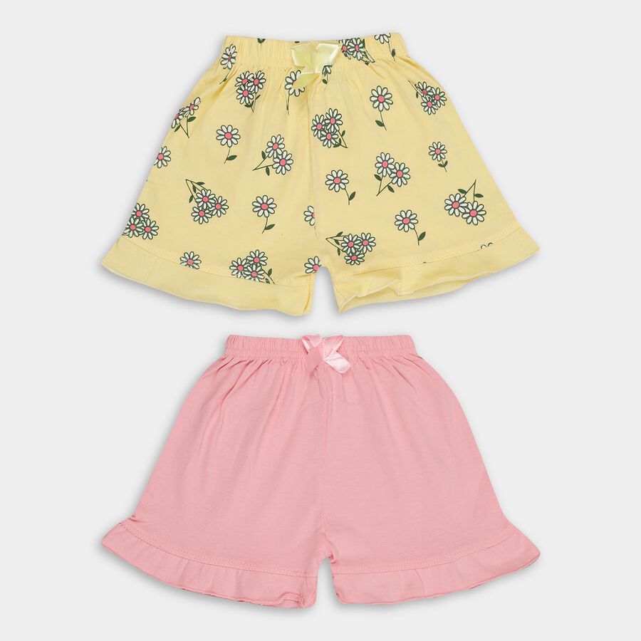 Infants' 100% Cotton Half Pant, गुलाबी, large