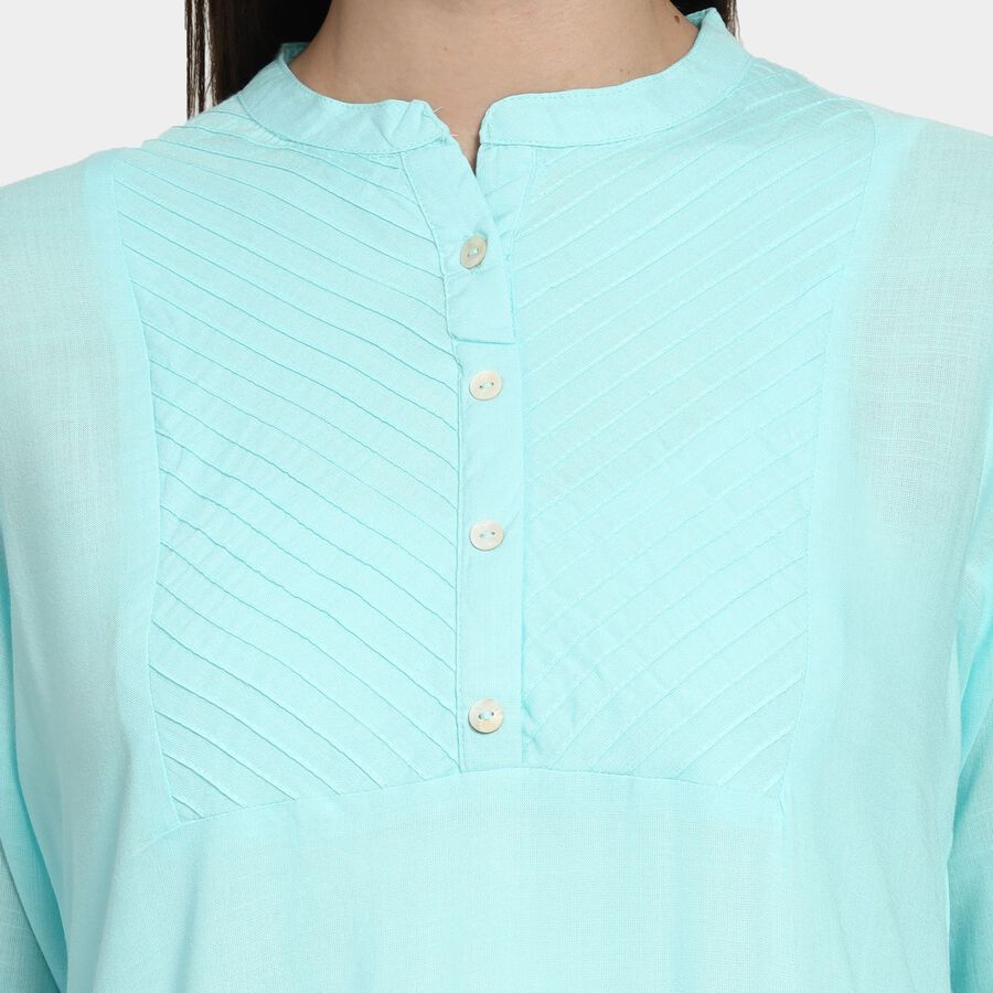 Ladies' Kurta, Aqua, large image number null