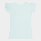Girls Cotton T-Shirt, Light Blue, small image number null