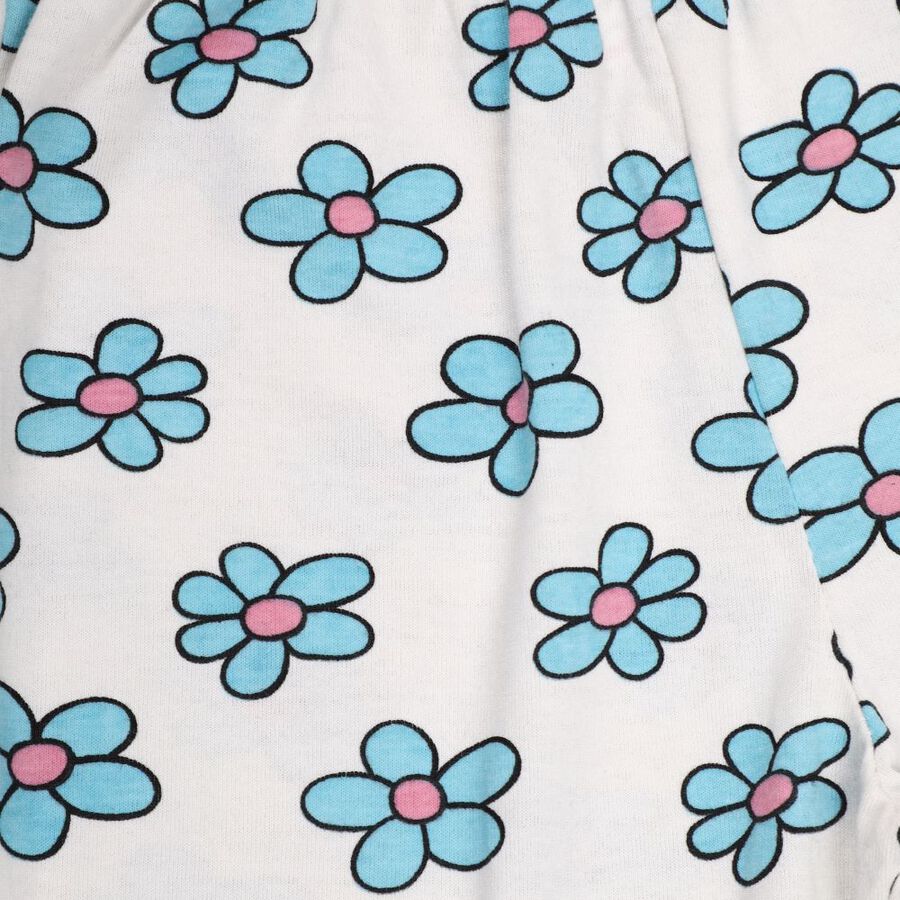 Girls' Pyjama, सफ़ेद, large image number null
