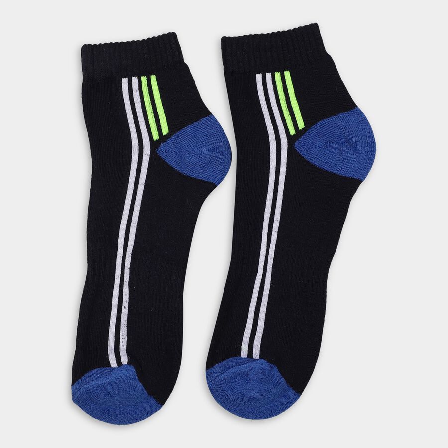 Men's Socks (Pack of 3), Melange Light Grey, large