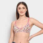 Ladies' 100% Cotton Bra , पीच, small image number null
