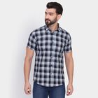 Men's 100% Cotton Casual Shirt, गहरा हरा, small