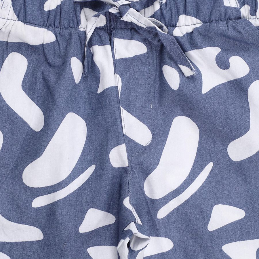Boys' 100% Cotton Bermuda, Mid Blue, large