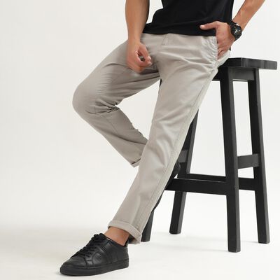 Men's Slim Fit Casual Trousers