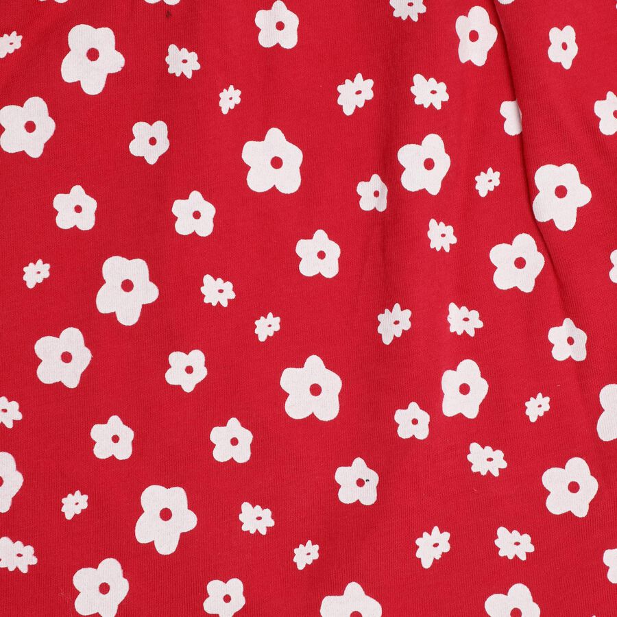 Girls' 100% Cotton Top Skirt , हल्का गुलाबी, large image number null