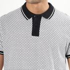 Men's 100% Cotton Collared Half Sleeves T-Shirt , सफ़ेद, small image number null