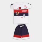 Boys' 100% Cotton Knit Baba Suit , White, small image number null
