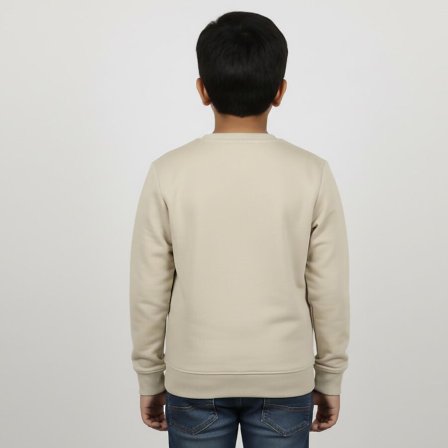 Boys' Sweatshirt, हल्का हरा, large image number null
