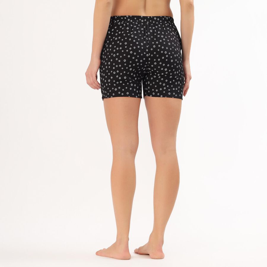 Women's Lightweight Viscose Shorts, Black, large