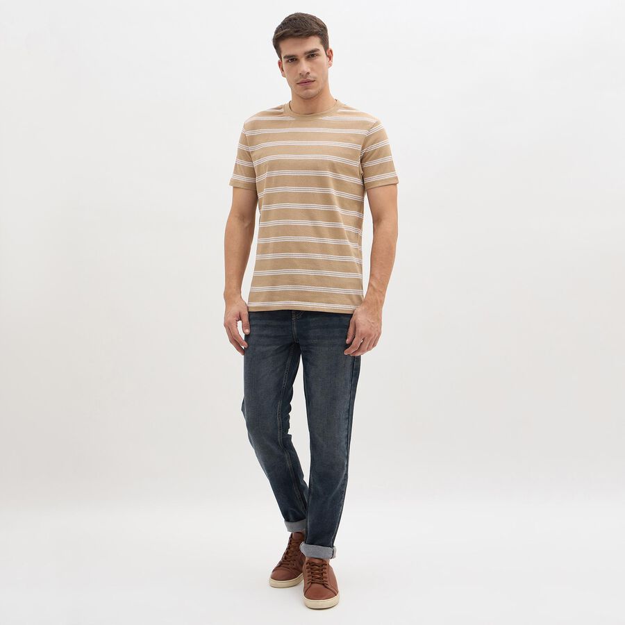 Men's Skinny Jeans, गहरा नीला, large image number null