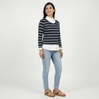 Women's Navy Blue Top, Navy Blue, small
