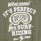 Boys Muted Olive Green Hooded Neck Casual Sweatshirt, ओलिव, small image number null