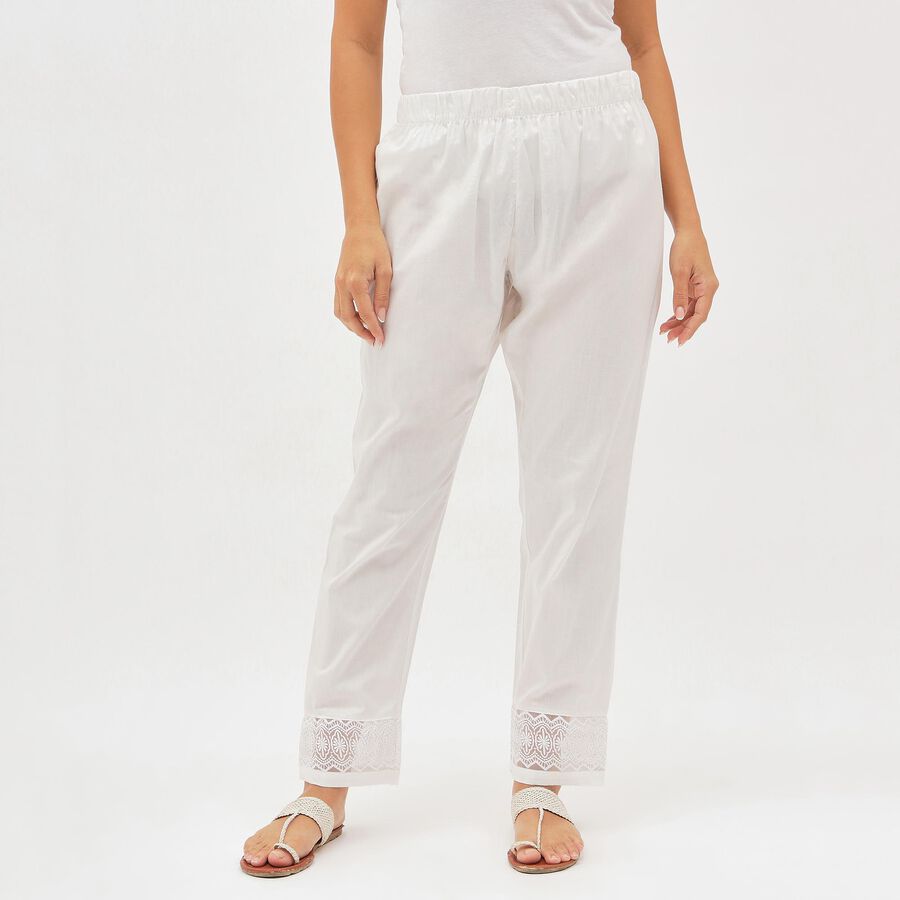 Ladies' Palazzos, ऑफ व्हाइट, large image number null
