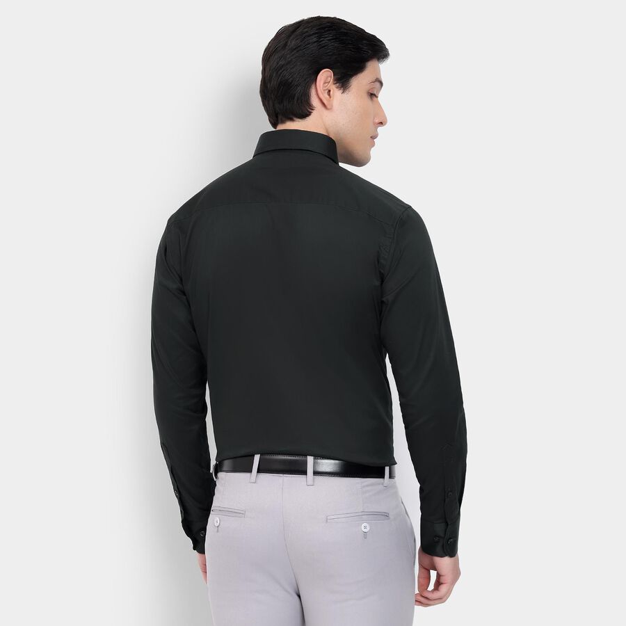 Men's Formal Shirt, गहरा हरा, large image number null
