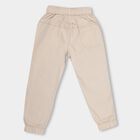Boys' 100% Cotton Trousers , Beige, small image number null